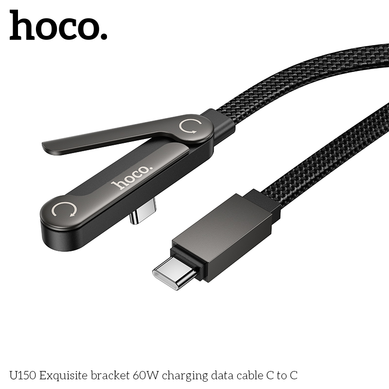 Câble USB-C 60W avec Support Téléphone U150 HOCO