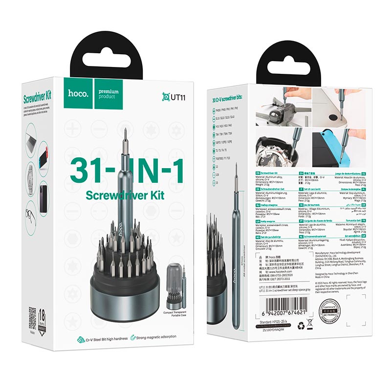 Kit Tournevis de Précision 31 Pièces UT11 HOCO