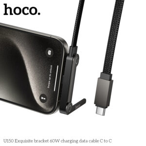 Câble USB-C 60W avec Support Téléphone U150 HOCO