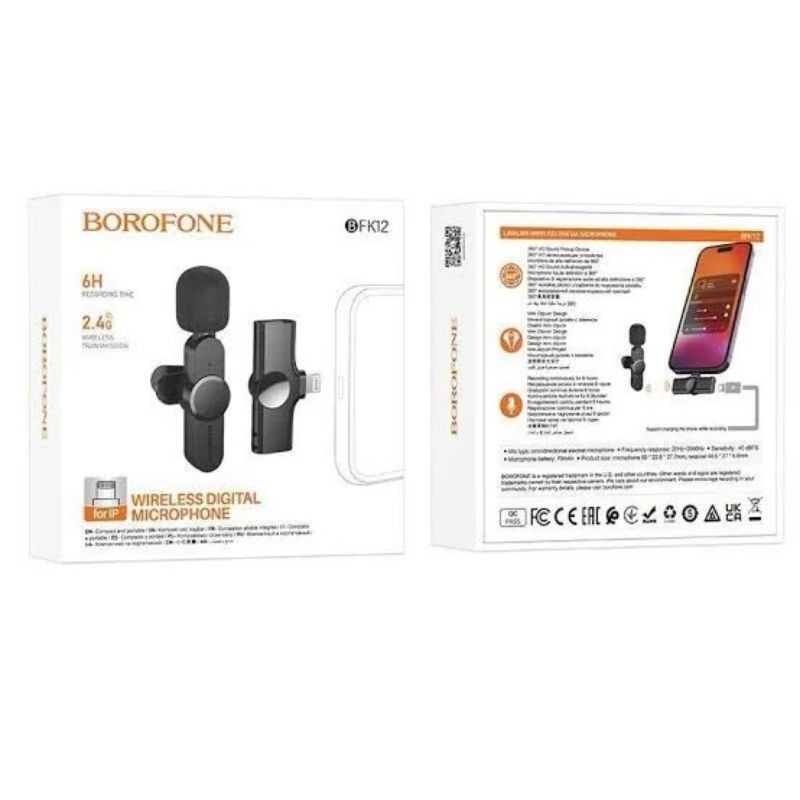 Microphone Sans Fil Lightning BFK12 BOROFONE