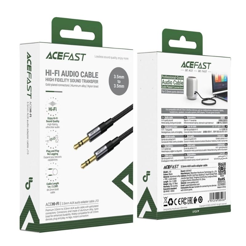 Câble Audio Jack 3,5 mm 1m J10 ACEFAST