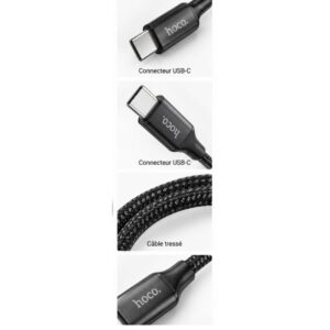 Câble USB-C 60W HX174 HOCO