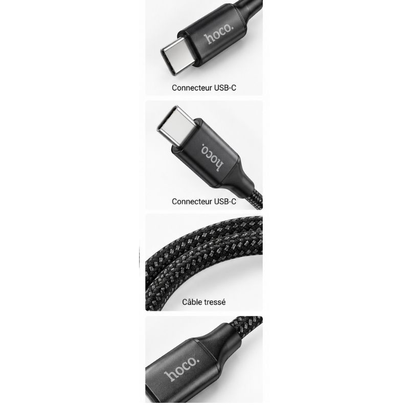 Câble USB-C 60W HX174 HOCO