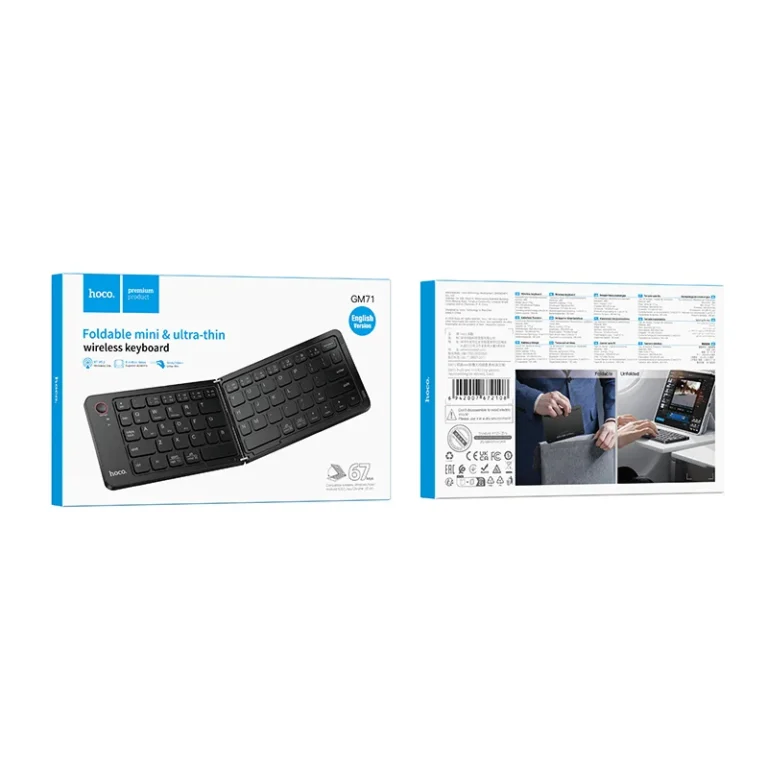 Mini Clavier Sans Fil Pliable GM71 HOCO – Image 9