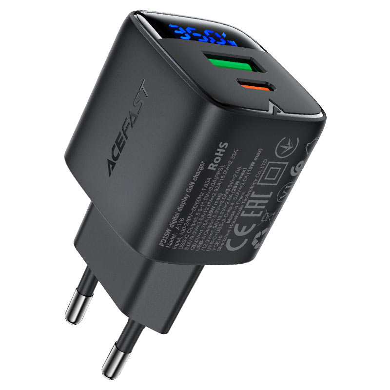 Chargeur GaN 35W USB-C + USB-A A116 ACEFAST