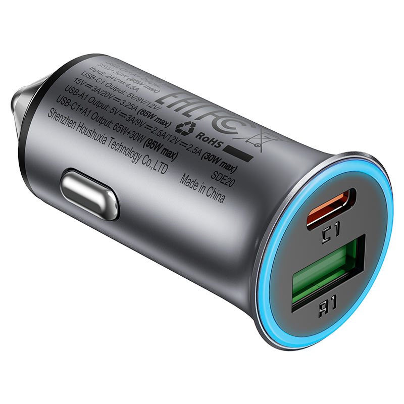 Chargeur Voiture 95W USB-A + USB-C B16 ACEFAST