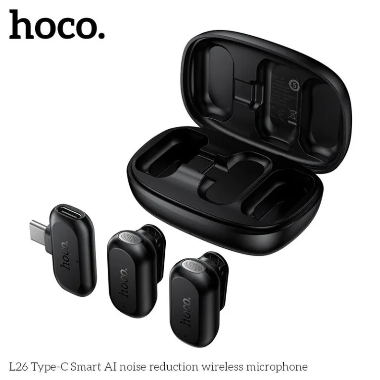 Microphone Sans Fil Type-C avec Réduction de Bruit IA L26 HOCO