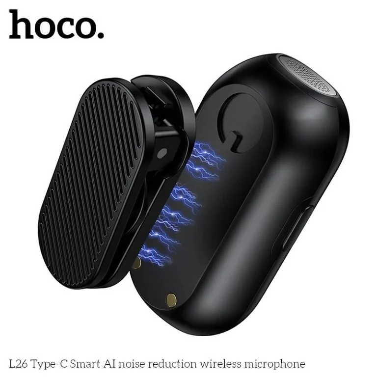 Microphone Sans Fil Type-C avec Réduction de Bruit IA L26 HOCO