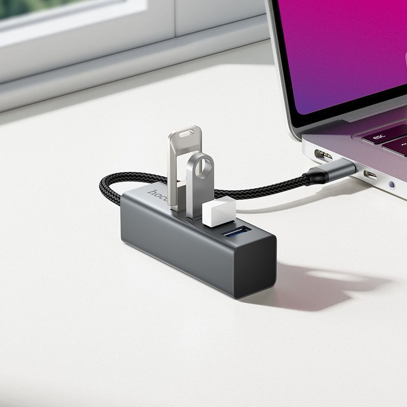 Hub USB-C 4 Ports USB 3.0 HB1C HOCO