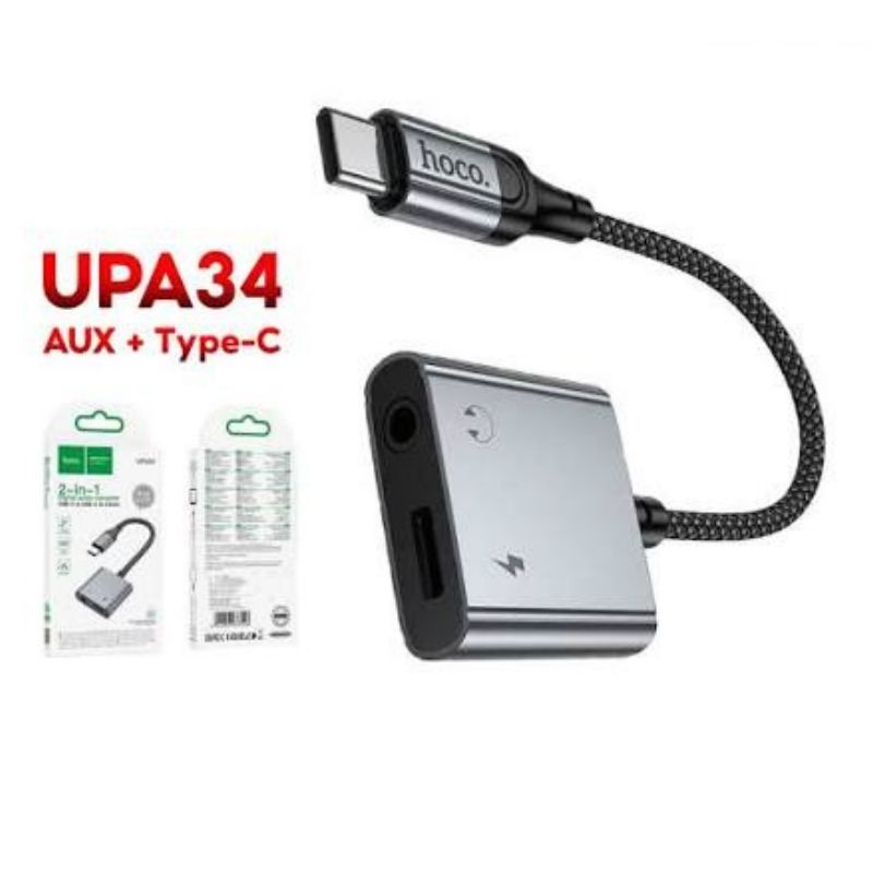 Adaptateur Audio USB-C 2 en 1 UPA34 HOCO