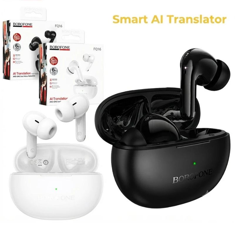 Écouteurs Bluetooth ANC + ENC Traduction IA FQ16 BOROFONE – Image 8