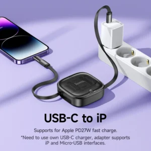 Kit Câble Rétractable USB-C 60W U140 HOCO