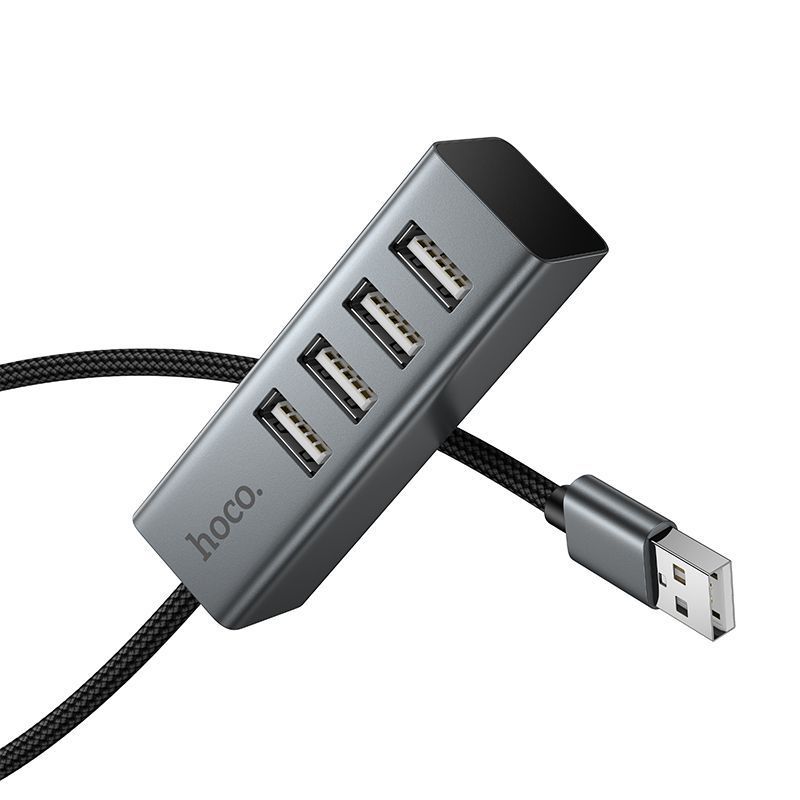 Hub USB-A 4 en 1 avec 4 Ports USB 2.0 480 Mbps HB1A HOCO – Image 5
